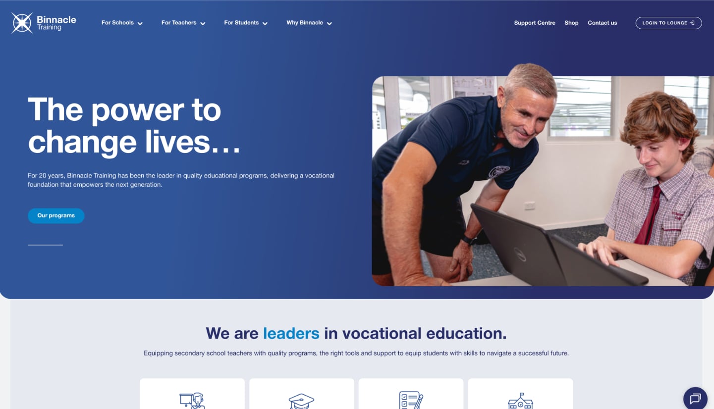 Screenshot of {project.name} website