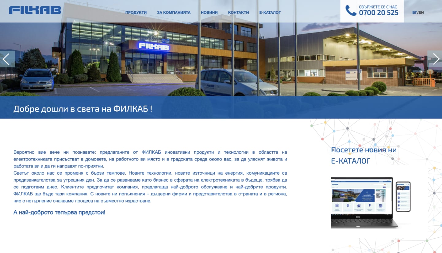 Screenshot of {project.name} website