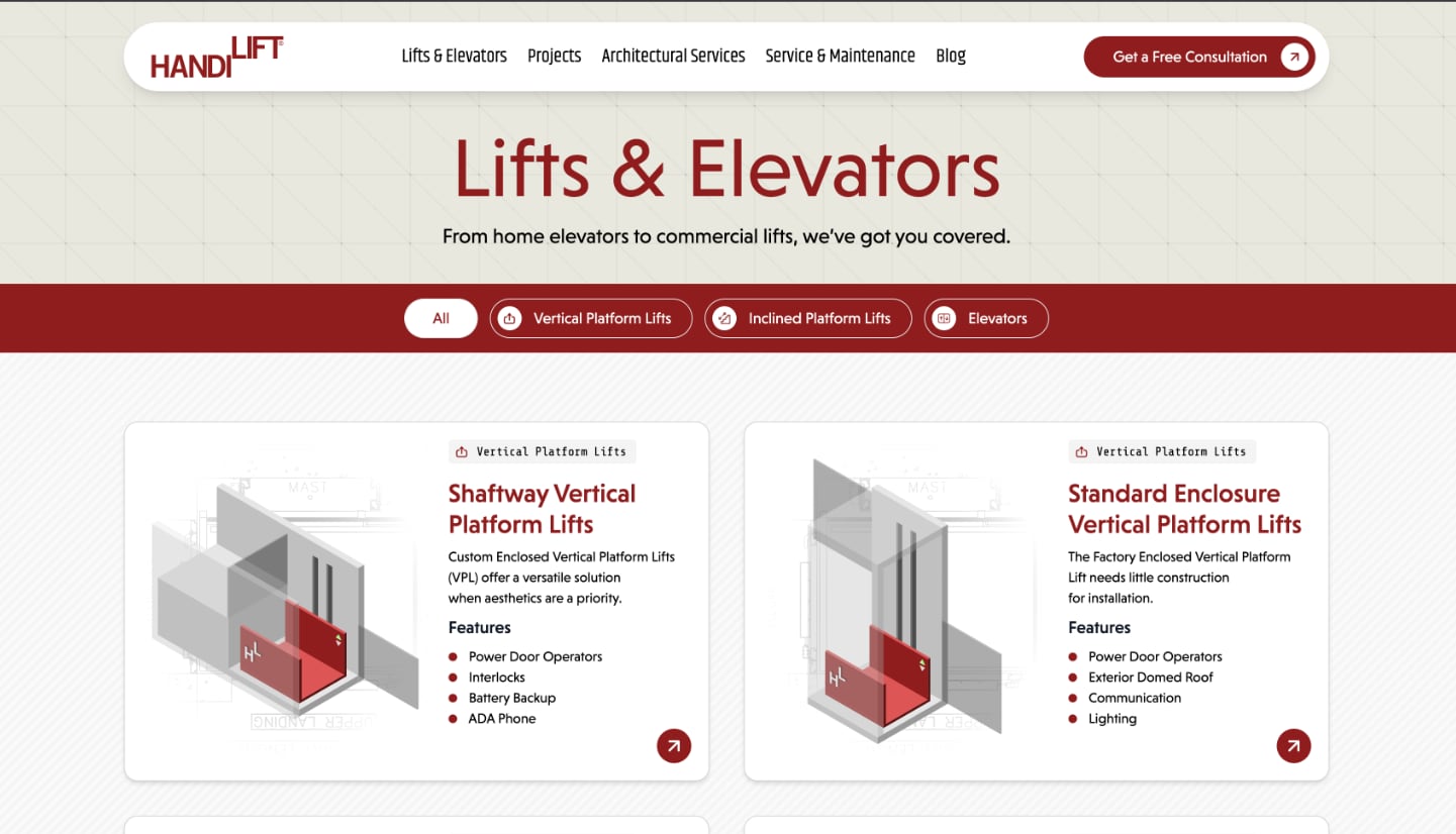 Screenshot of {project.name} website